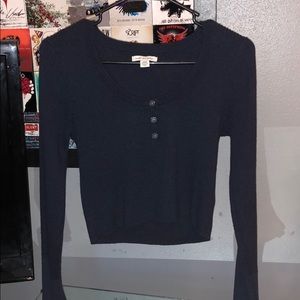 American Eagle Knit Crop Sweater